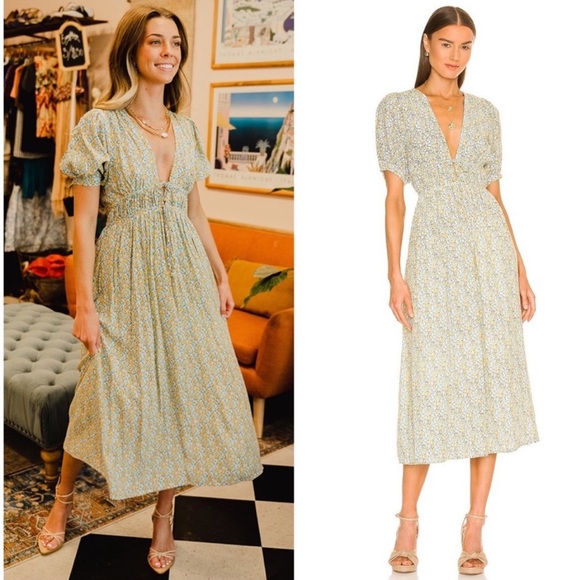 Faithfull the Brand Dresses & Skirts - NWT Faithfull the Brand Patrinico Midi Dress Sabinosa Floral US 10